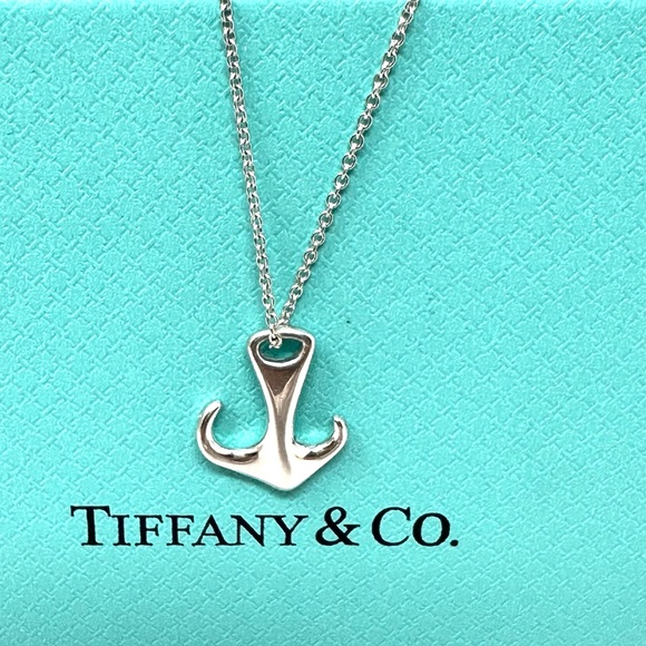 Tiffany & Co. Jewelry - Authentic Tiffany & co Rare Vintage Elsa Peretti Anchor Pendant Necklace.